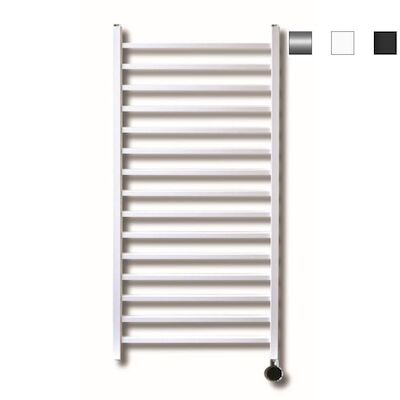 Electrische Radiator Sanicare Qubic 126.4×60 cm 565W Met Chrome Thermostaat Chroom