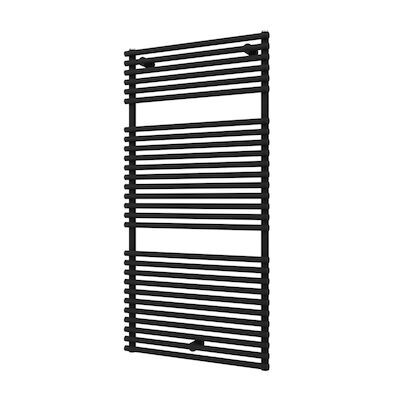 Elektrische Design Radiator Florian NXT EL Nexus 121,6×50 cm 600Watt Zonder Thermostaat Structuur Donkergrijs