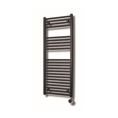 Elektrische Design Radiator Sanicare Plug En Play 172 x 45 cm Mat Zwart Thermostaat Zwart 920 Watt