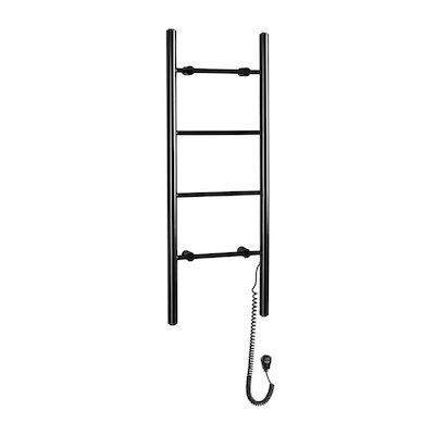 Elektrische Handdoekradiator Sapho Karbo 40×112 cm Zwart