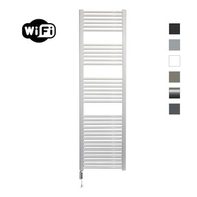 Elektrische Radiator Sanicare HWV Met Wifi 172×45 cm Wit 920W Met Thermostaat Wit Linksonder