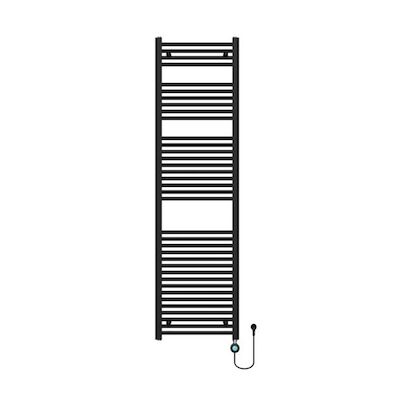 Elektrische Radiator Sanilux Barren 180×50 cm 800 Watt Mat Zwart