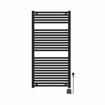 Elektrische Radiator Wiesbaden Elara 118.5×60 Cm Smart Wifi Mat Zwart