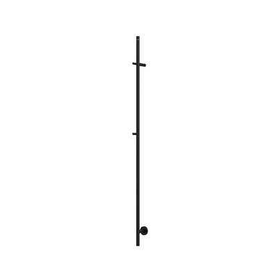 Elektrische Staafhanddoekradiator BWS Cyrus 60 Watt 150 cm Mat Zwart