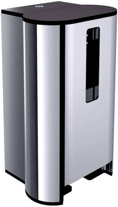Emco System 2 toiletrolhouder afsluitbaar chroom helder glas