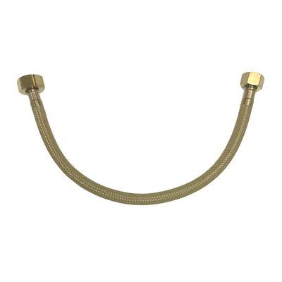 Flexibele Aansluitslang Best Design Nancy 35 cm 1/2″ x 3/8″ Mat Goud