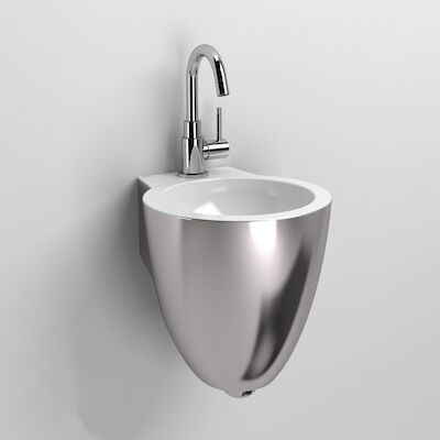 Fontein Clou Flush 6 27×31.5x28cm Keramiek Glans Wit (Zonder Kraangat)