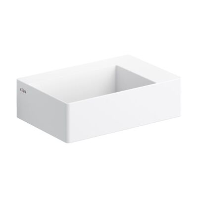 Fontein Clou New Flush 2 35.5×24.5x10cm Wit Aluite (Met Voorbewerkt Kraangat)