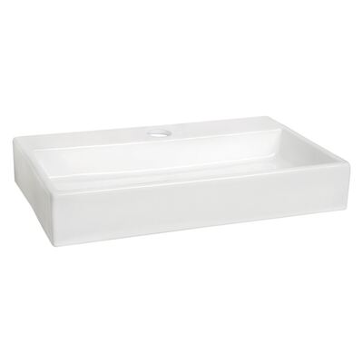 Fontein Differnz Flat Small 7x38x24 cm Keramiek Wit