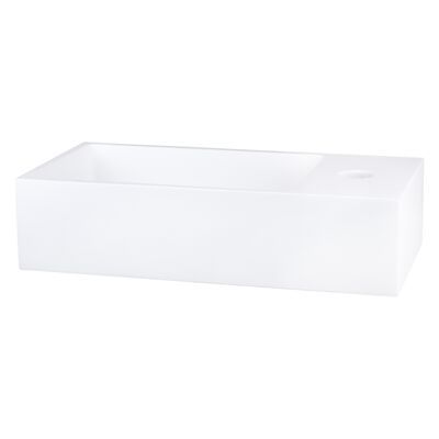 Fontein Differnz Solid Surface 36×18.5×9 cm Wit
