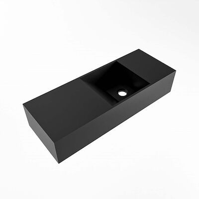 Fontein Mondiaz Tyne 60 cm Solid Surface Positie Rechts Zonder Kraangat Urban