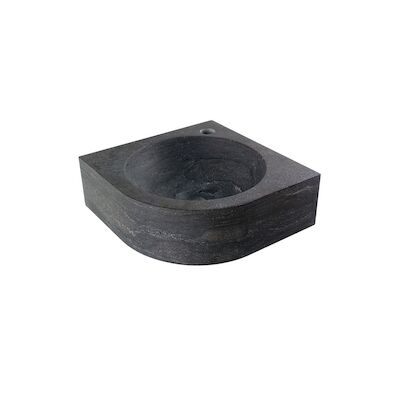Fontein Sanilux Rondo Hardsteen 30x30x10cm Kwartrond met kraangat