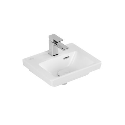 Fontein Villeroy & Boch Subway 3.0 Met CeramicPlus Met Overloop 37×30.5×13.5 cm Stone White
