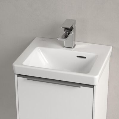 Fontein Villeroy & Boch Subway 3.0 Met CeramicPlus Met Overloop 37×30.5×13.5 Wit Alpin