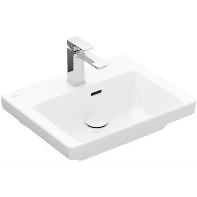 Fontein Villeroy & Boch Subway 3.0 Met Overloop 50x40x14.5 cm Wit Alpin