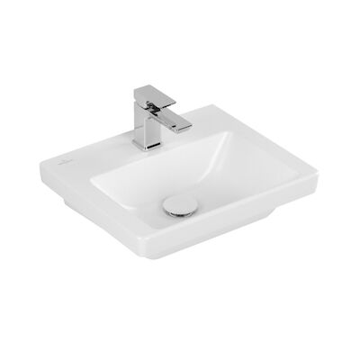 Fontein Villeroy & Boch Subway Met CeramicPlus Zonder Overloop 3.0 45x37x14.5 cm Stone White