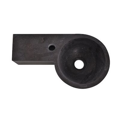 Fontein Wiesbaden Hardsteen Rond Links 40x23x10 cm