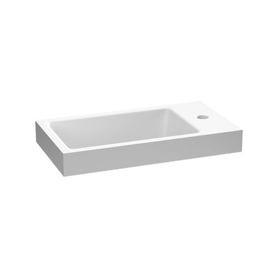 Fonteinbak Foggia Exclusive Line 40 cm Mat Wit 1 Kraangat