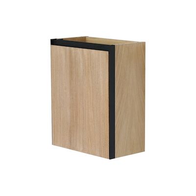 Fonteinkast BWS Elements 40×21,8 cm Naturel Eik / Mat Zwart