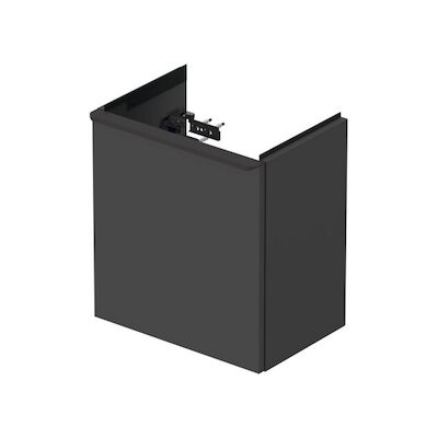 Fonteinkast Duravit D-Neo Wand 410x274x440 mm Links Mat Grafiet
