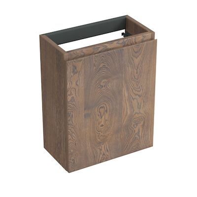 Fonteinkast Forzalaqua Siena 39.5×21.5×50 Cm 1 Deur Links Eiken Havanna