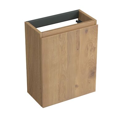 Fonteinkast Forzalaqua Siena 39.5×21.5×50 Cm 1 Deur Links Eiken Oyster
