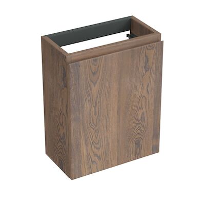 Fonteinkast Forzalaqua Siena 39.5×21.5×50 Cm 1 Deur Rechts Eiken Havanna