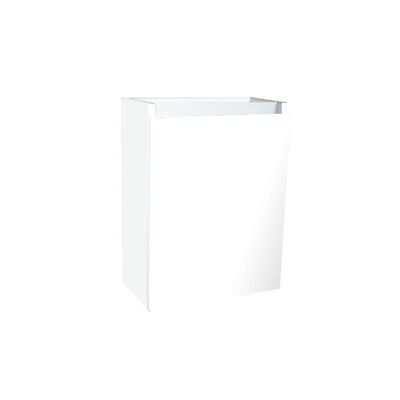 Fonteinkast Sanilux Hangend Soft Close Greeplijst Mat Wit 52x40x22 cm