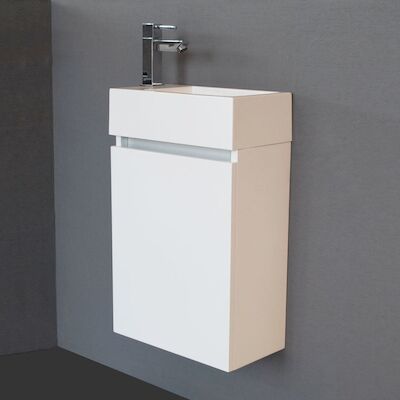 Fonteinkast Sanilux Trendline Links draaiend (3 kleuren)