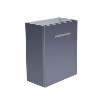 Fonteinkast Wiesbaden Vision l/r 1 deur 40×21 Hoogglans Grijs