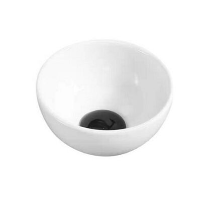 Fonteinkom Sanilux Round 19.5×8.5 cm Keramiek Glans Wit