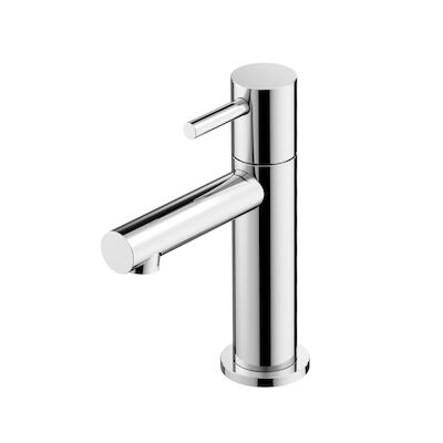 Fonteinkraan Hotbath Dude 1-hendel Recht 14.8 cm Rond Chroom