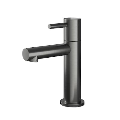 Fonteinkraan Hotbath Dude 1-hendel Recht 14.8 cm Rond Verouderd IJzer
