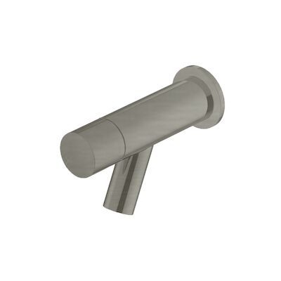 Fonteinkraan Hotbath Dude 1-knop Inbouw Wand 11.4 cm Geborsteld Nikkel