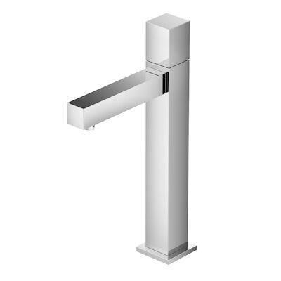 Fonteinkraan Hotbath Dude 1-knop Recht 23 cm Vierkant Chroom