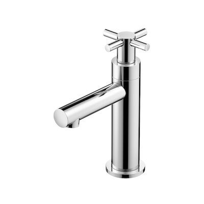Fonteinkraan Hotbath Dude 1-kruisgreep Recht 15.5 cm Chroom