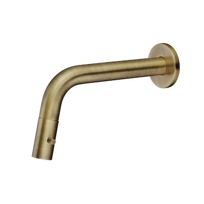 Fonteinkraan Inbouw Salenzi Giro Gegalvaniseerd Geborsteld Messing Goud OUTLET