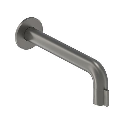 Fonteinkraan IVY Pact Inkortbaar Wandmodel 1/2 Aansluiting Geborsteld Metal Black PVD