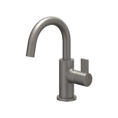 Fonteinkraan IVY Pact Staand Draaibare Uitloop Geborsteld Metal Black PVD