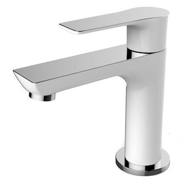Fonteinkraan Larga 13 cm Wit Chroom