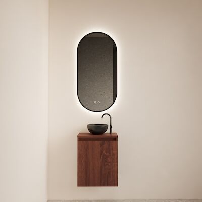 Fonteinmeubel BWS Meadow 40×50 cm Choco Eiken Incl. Topplaat