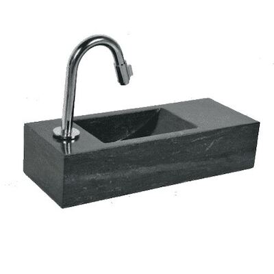 FonteinPack Slim hardsteen Links 45X17X10CM (Keuze uit 18 kranen)
