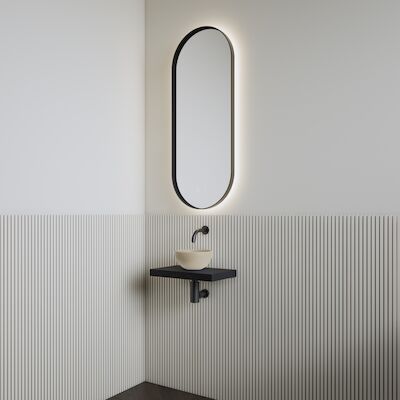 Fonteinset | BWS Leto | Planchet Black Veneer | Waskom Cappuccino