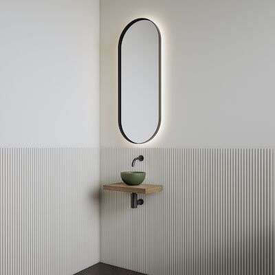 Fonteinset | BWS Leto | Planchet Castle Brown | Waskom Mat Olijf Groen