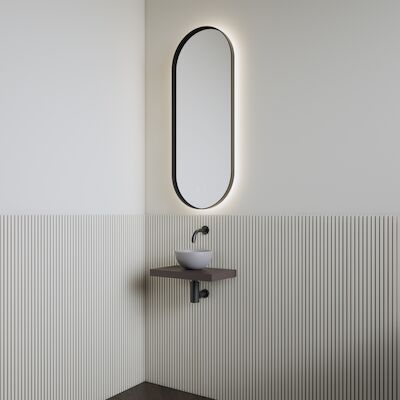 Fonteinset | BWS Leto | Planchet Mokka Bruin | Waskom Mat Grijs