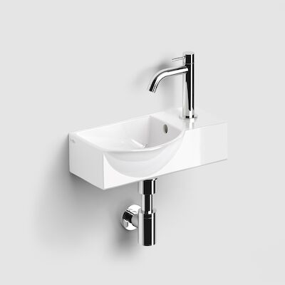 Fonteinset Clou InBe Set 8 Incl. Toebehoren 11×41 Cm Glanzend Wit