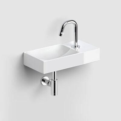Fonteinset Clou Vale Incl. Toebehoren 7×38 Cm Glanzend Wit