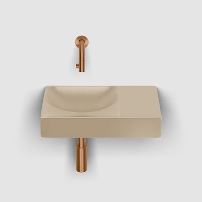 Fonteinset Clou Vale Incl. Toebehoren 7×38 Cm Mat Mosterd