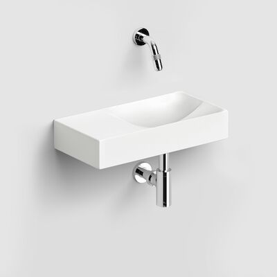 Fonteinset Clou Vale Incl. Toebehoren 7×38 Cm Mat Wit