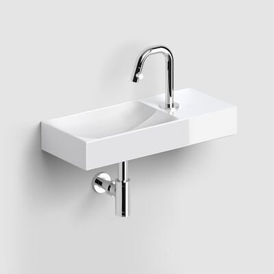 Fonteinset Clou Vale Incl. Toebehoren 7×45 Cm Glanzend Wit